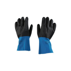 StanZoil NL-34 Gloves, Blue/Black, Rough Finish, X-Large