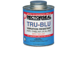 Tru-Blu Pipe Thread Sealant, 1 Pint, Can, Blue