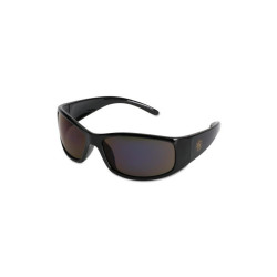 Elite Safety Glasses, Smoke Polycarbonate Lens, Uncoated, Black, Nylon