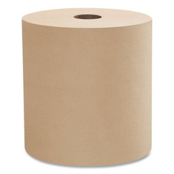 Universal 100% Recycled Fiber Hard Roll Towel, 8 in W x 800 ft L, Natural