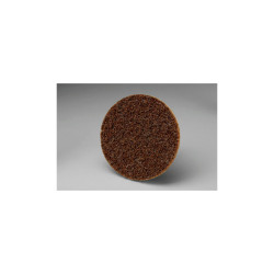 Roloc™ Surface-Conditioning Disc, 3 in, TR, Medium, Aluminum Oxide, 18000 rpm, Maroon