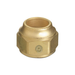 Torch Tip Nut Replacement, Brass, 15/16 in - 18, Hex, Female