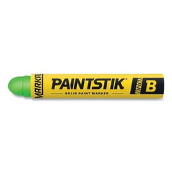 Paintstik Original B Solid Paint Marker, 11/16 in dia, 4-3/4 in L, Fluorescent Green