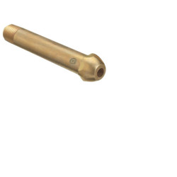 Regulator Inlet Nipple, Oxygen, 1/4 in (NPT),  2-1/2 in L, Brass, CGA-540