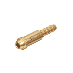 Inert Arc Nipple, 200 psig, Brass, B-Size 5/8 in-18