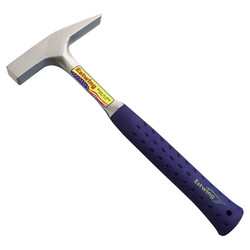 Tinner's Hammer, 18 oz Head, Steel Handle with Blue Shock Reduction Grip