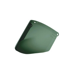 Dark Green Polycarbonate Faceshield WP96, Molded