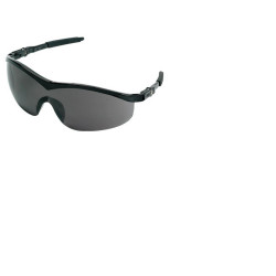 Storm Protective Eyewear, Gray Lens, Scratch-Resistant, Black Frame, Nylon