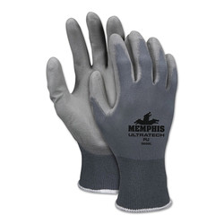 UltraTech PU Coated Gloves, Medium, Gray