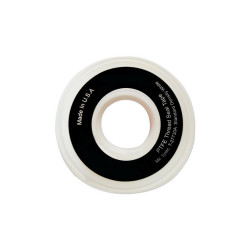 White PTFE Thread Sealant Tape, 1 in x 520 in L