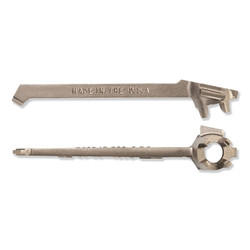 Bung Wrench, 12 in Long, 3/4 in and 2 in Bungs