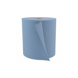 Cascades PRO Tuff-Job Spunlace Towels, Jumbo Roll, 12 x 13, Blue, 475/Roll W802