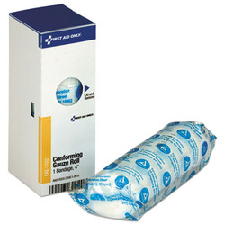 First Aid Only™ BANDAGES,SC,4",GAUZE ROLL FAE-3102