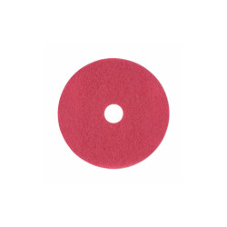 Boardwalk® Buffing Floor Pads, 19" Diameter, Red, 5/carton BWK4019RED