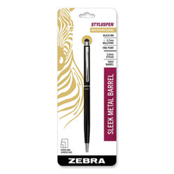 Zebra® Styluspen Twist Ballpoint Pen/stylus, Black 33111