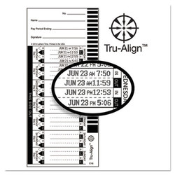 Lathem® Time CARD,TIME,F/1600E,WH E16-100
