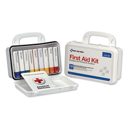 First Aid Only™ Ansi-Compliant First Aid Kit, 64 Pieces, Plastic Case 238-AN