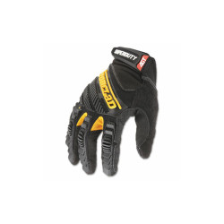 Ironclad Superduty Gloves, Large, Black/yellow, 1 Pair SDG2-04-L