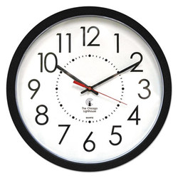 Chicago Lighthouse CLOCK,ELECTRIC,BK 67801103