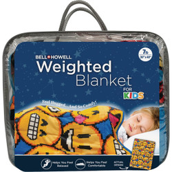 Bell+Howell Kids 7 Lb. Weighted Blanket- Emoji 2994