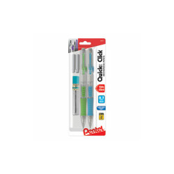 Pentel® PENCIL,QCK CLCK,.07MM,AST PD217LEBP2