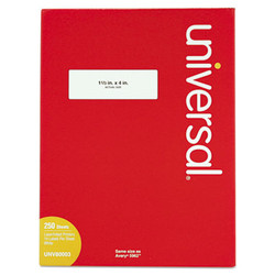 Universal® LABEL,DT,1-1/3X4,3500,WH UNV80003