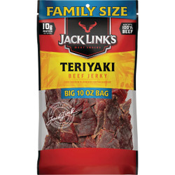 Jack Link's 10 Oz. Teriyaki Beef Jerky 118068 Pack of 8