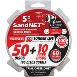 Diablo 5" 100grit Sandnet Disc DND050100H60P
