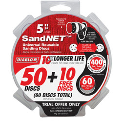 Diablo 5" 400grit Sandnet Disc DND050400H60P