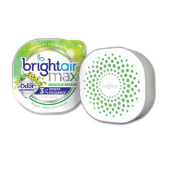 BRIGHT Air® Max Odor Eliminator Air Freshener, Meadow Breeze, 8 Oz Jar 900438EA