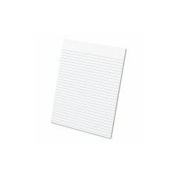 Ampad® Glue Top Pads, Wide/legal Rule, 50 White 8.5 X 11 Sheets, Dozen 21-112