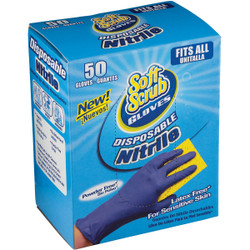Soft Scrub 1 Size Fits All Nitrile Disposable Glove (50-Pack) 11150-16