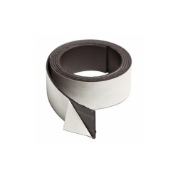U Brands Magnetic Adhesive Tape Roll, 1" x 4 ft, Black 5149U00-24