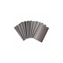 U Brands Magnetic Card Holders, 3 X 1.75, Black, 10/pack 5157U00-30