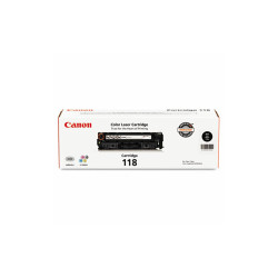 Canon® 2662b001 (118) Toner, 3,400 Page-Yield, Black 2662B001
