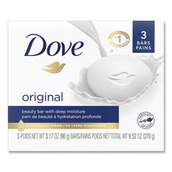 Dove® White Beauty Bar, Light Scent, 3.17 Oz, 12/carton 04090CT