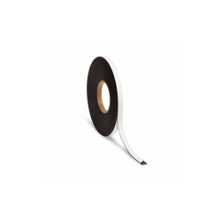 U Brands Magnetic Adhesive Tape Roll, 0.5" x 50 ft, Black 5154U00-12