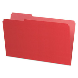 Pendaflex® FOLDER,INTR,1/3CUT,LGL,RD 4350 1/3 RED