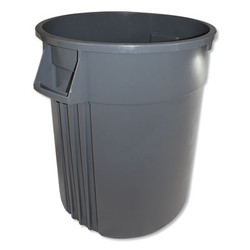 Impact® Gator Plus Container, 44 gal, Plastic, Gray 7744-3