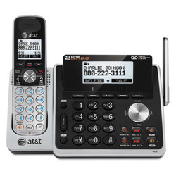 AT&T® Tl88102 Cordless Digital Answering System, Base And Handset TL88102