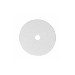 Boardwalk® Polishing Floor Pads, 21" Diameter, White, 5/carton BWK4021WHI