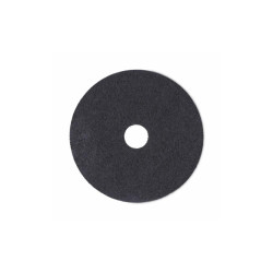 Boardwalk® Stripping Floor Pads, 18" Diameter, Black, 5/carton BWK4018BLA