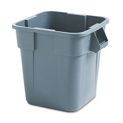 Rubbermaid® Commercial CONTAINER,SQUARE,28GAL,GY FG352600GRAY
