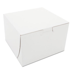 SCT® BOX,BAKERY,6X6X4,WH,250 SCH 0909