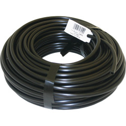 Raindrip 1/4 In. X 100 Ft. Black Poly Primary Drip Tubing 016010T