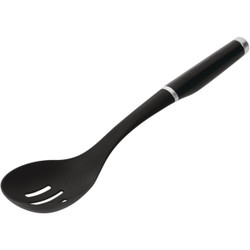 KitchenAid 13 In. Black Nylon Slotted Spoon KE004OHOBA