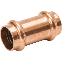 NIBCO 3/4 In. x 3/4 In. Press Copper Coupling without Stop 9020400PCU