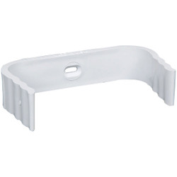 Amerimax 2 In. x 3 In. Traditional K-Style White Vinyl Downspout Clip M0634-30