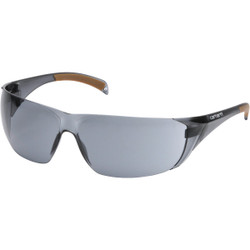 Carhartt Billings Gray Temple Safety Glasses with Gray Lenses CH120S