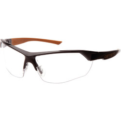 Carhartt Braswell Black Frame Safety Glasses with Clear Anti-Fog Lenses